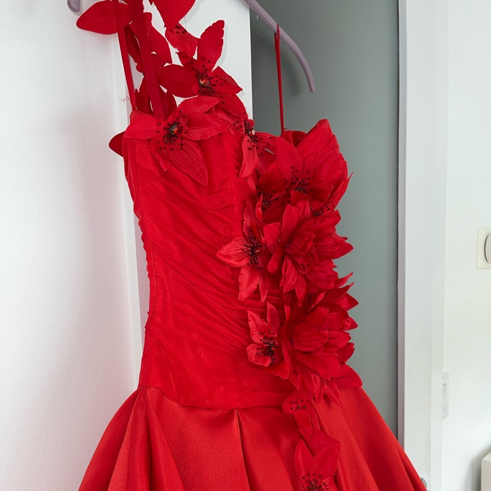Red Corset Ballgown - Picture 15 of 17